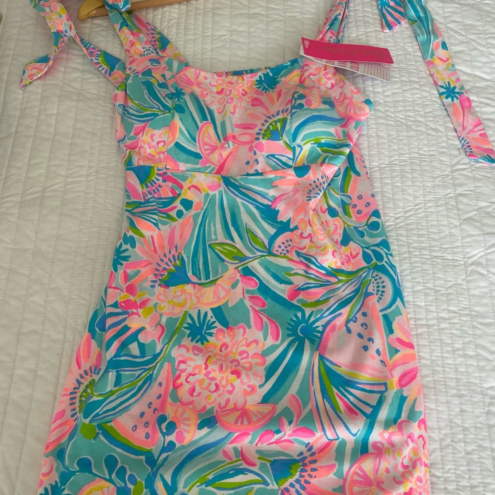 Lilly Pulitzer Maleka Maxi Dress - Tropical Punch Multi XS-NWT - Picture 8 of 9